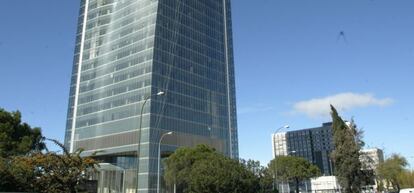 Torre Espacio vista desde La Castellana.