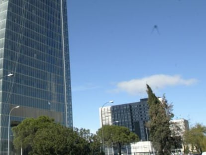 Torre Espacio vista desde La Castellana.