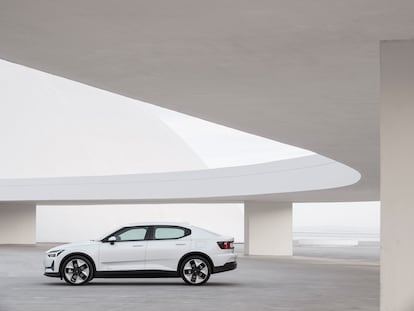 Polestar 2, uno de los modelos finalistas en el apartado de coche eléctrico.