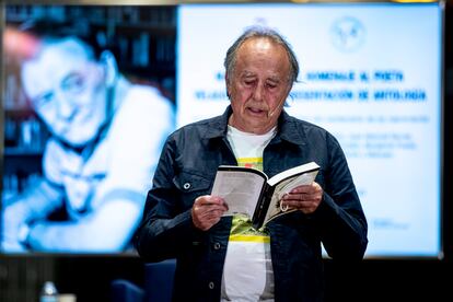 Joan Manuel Serrat, en el tributo a Mario Benedetti.