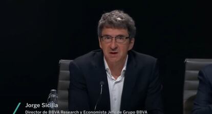 El director del BBVA Research, Jorge Sicilia.