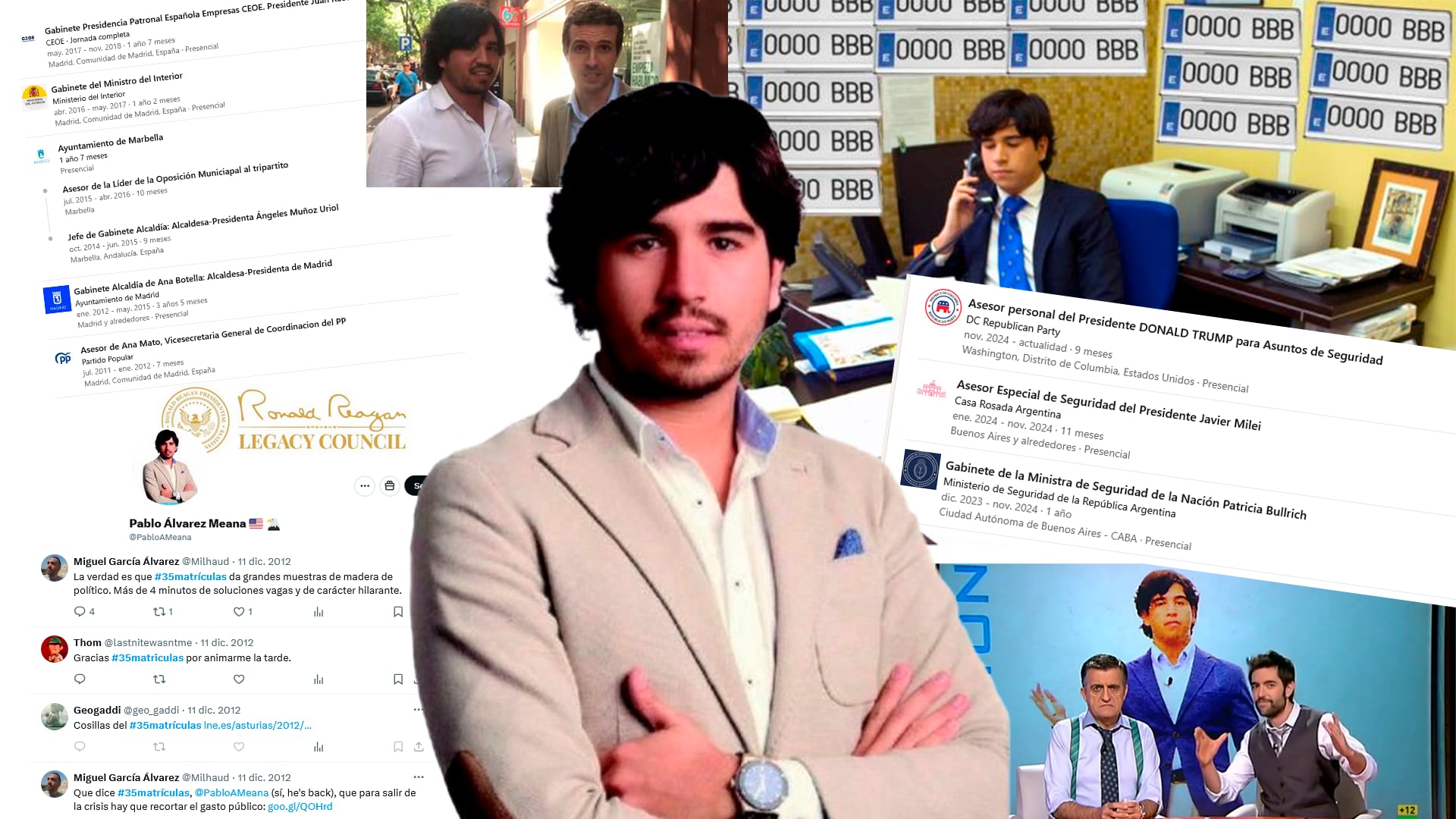 Pablo Álvarez Meana, el hijo de los dueños de La Suiza: un viejo conocido de internet, falso asesor de Trump y que “detesta el sindicalismo”