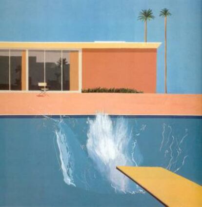 Cuadro 'A Bigger Splash'.