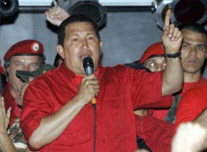 Hugo Chávez, durante el discurso del jueves en que anunció la expulsión del embajador estadounidense