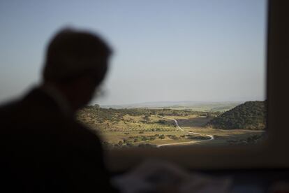 18-02-2017: Una camino blanco parece haber sido dibujado en el terreno.
FOTO: PACO PUENTES/EL PAIS