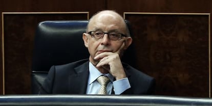 El ministro de Hacienda y Administraciones Públicas, Cristóbal Montoro.