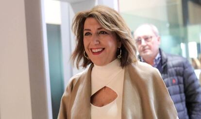 Susana Díaz, el 15 de febrero de 2020 en Madrid.