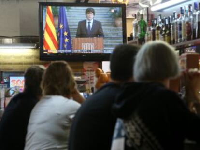 El hasta ayer presidente de la Generalitat llama a hacer una  oposición democrática  al artículo 155