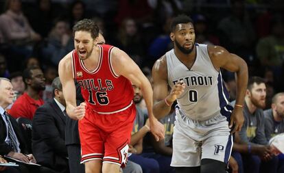 Pau Gasol y Andre Drummond.