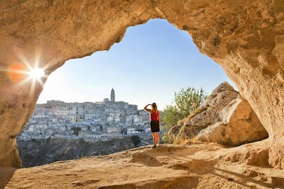 Matera, en la región de Basilicata, al sur de Italia.