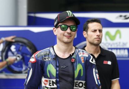 Jorge Lorenzo, en Sepang.