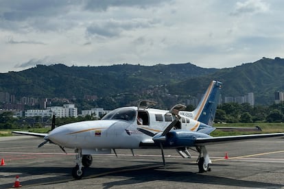 La aeronave tipo Cessna 402 con matrícula HK2522, en una fotografía de archivo.