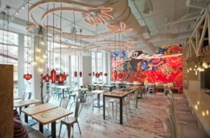 Comedor de China Chilcano, en Washington, novedad del chef español José Andrés, que cuenta ya con 22 restaurantes en Estados Unidos.