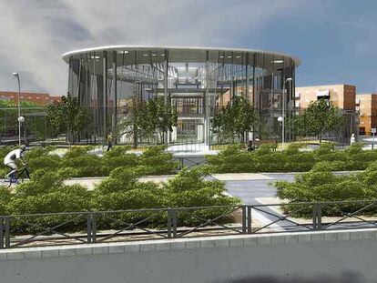 Imagen del proyecto del Centro de Creación de Vallecas.