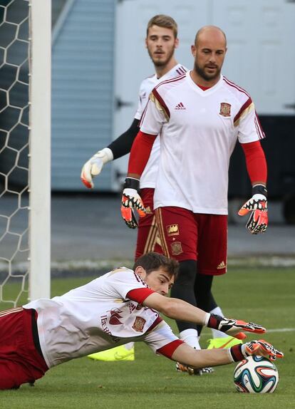 De Gea, Reina y Casillas.