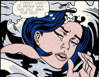 'Chica ahogándose', 1963, de Roy Lichtenstein.