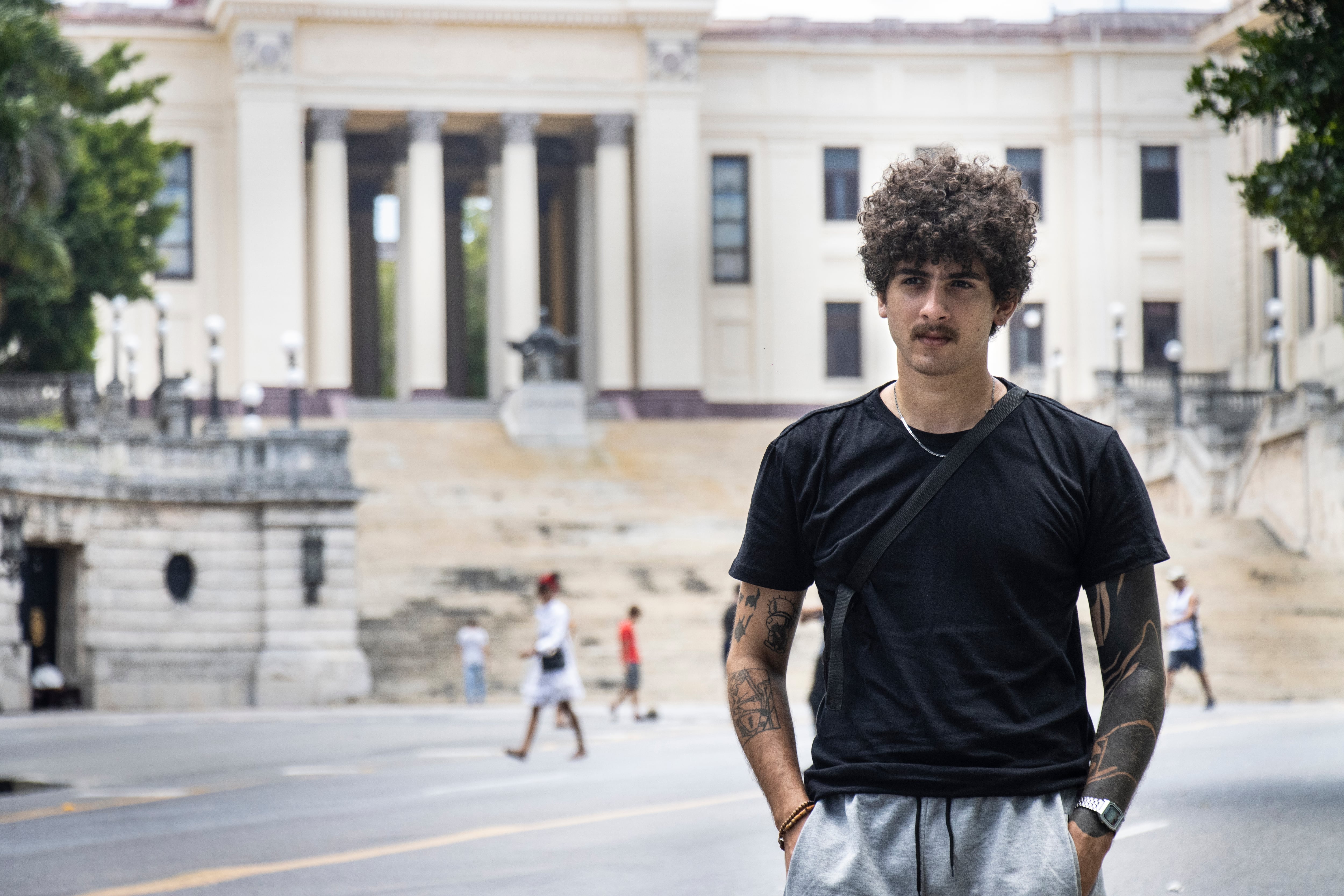 Raymar Aguado Hernández en La Habana, el 24 de julio.