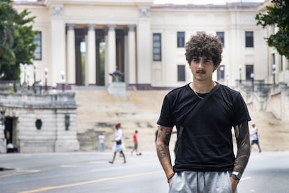 Raymar Aguado Hernández en La Habana, el 24 de julio.
