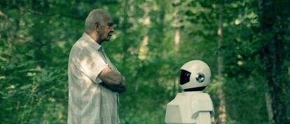 Frank Langella and his cyborg companion in Robot &amp; Frank.