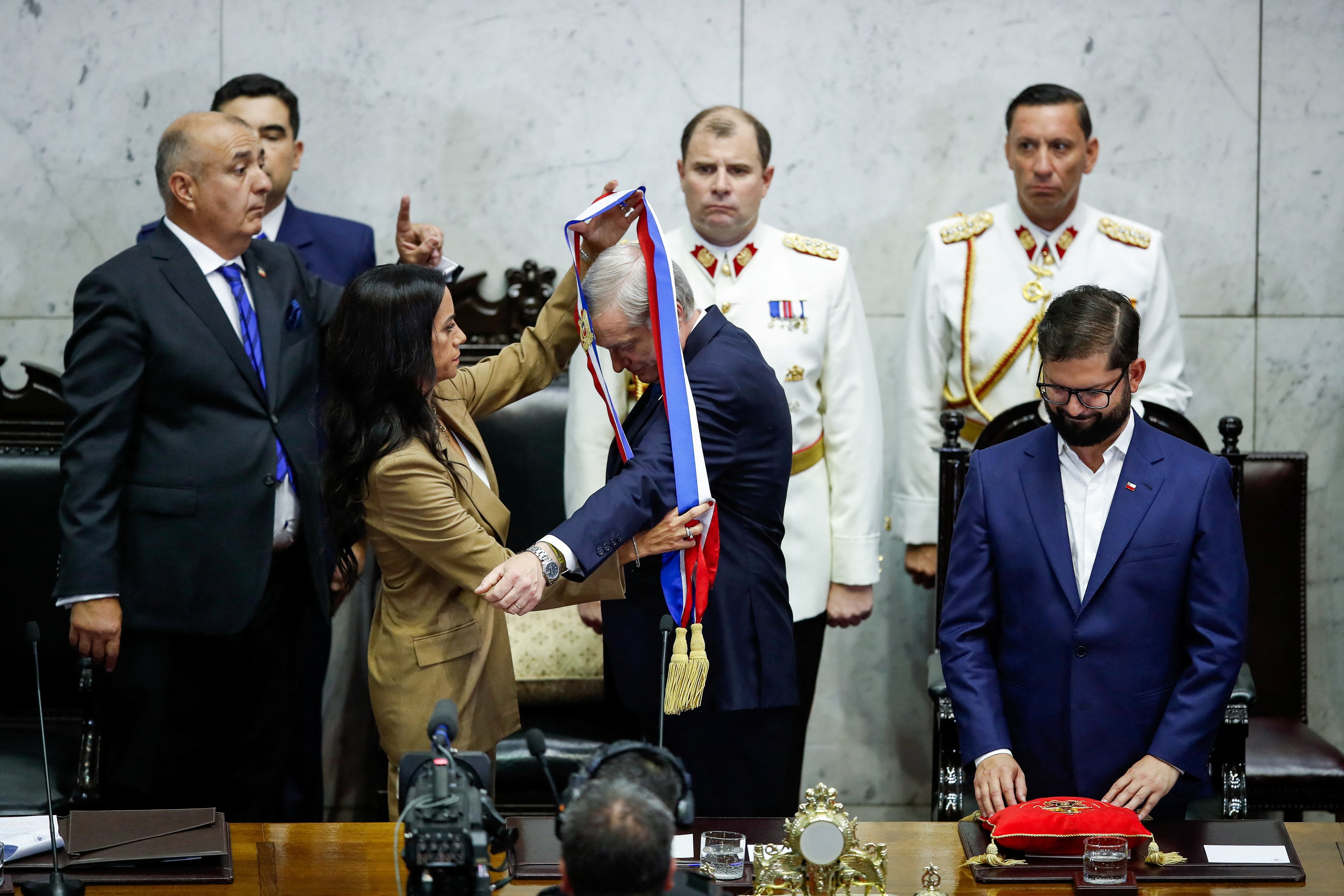 José Antonio Kast asume la presidencia de Chile en Valparaíso.