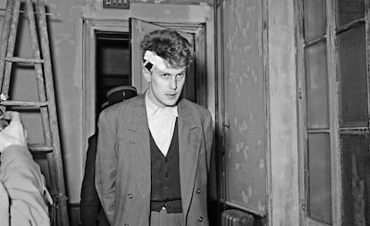 Jacques Fesch, tras su arresto en 1954 por matar a un agente durante un atraco. Su hijo busca su rehabilitación décadas después.