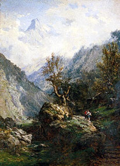 <b></b><i>Montañas de Asturias </i>(1872), de Carlos de Haes (MNAC, Barcelona).