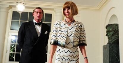 Anna Wintour, en la Casa Blanca.