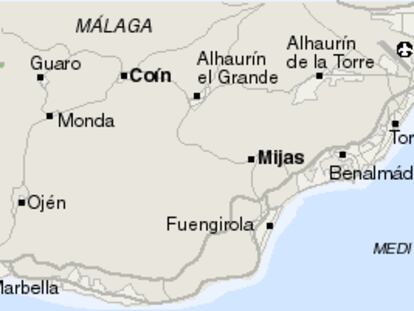 Localidades de Coín y Mijas, Málaga