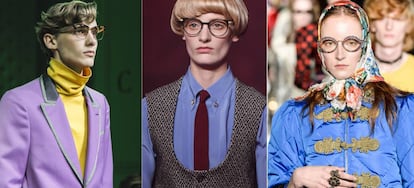 Las propuestas de gafas de Alessandro Michele para Gucci en su nueva colección.