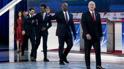 GOP FOX Business Presidential Debate at the Ronald Reagan Presidential Library in Simi Valley, California