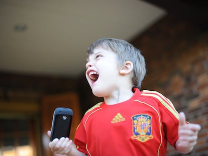 Alvarete en 2008 durante la celebración de la Eurocopa.