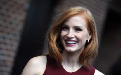 Jessica Chastain en Nueva York en octubre de 2015.