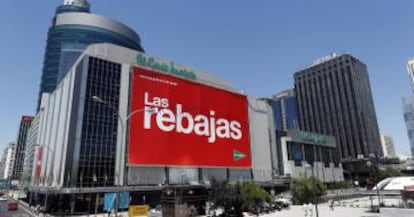 Edificio de El Corte Inglés en Nuevos Ministerios.
