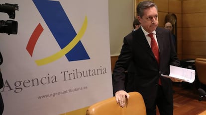 El director general de la Agencia Tributaria, Santiago Menéndez.