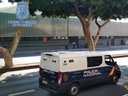 Un furgón de la Policía Nacional, en una imagen de archivo. 