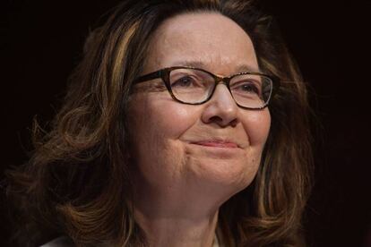 Gina Haspel, el pasado 9 de mayo en el Senado.