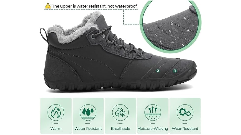 Estas botas barefoot son increíblemente suaves y flexibles.