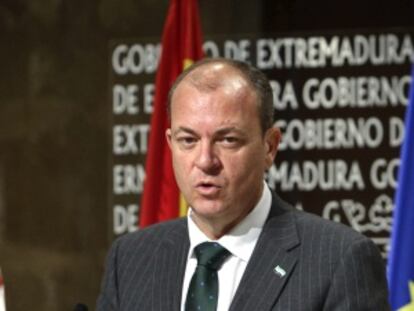 El presidente del Gobierno de Extremadura, José Antonio Monago.