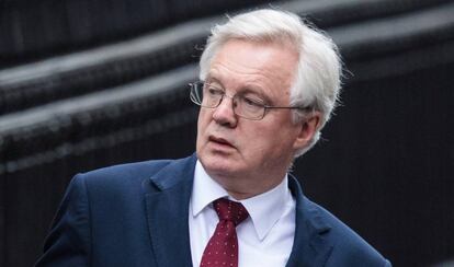 David Davis, ministro brit&aacute;nico del Brexit.