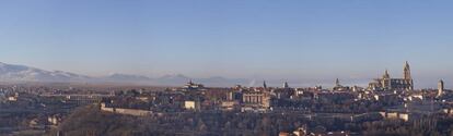 Panorámica de Segovia desde el parador.