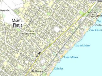 La urbanitzaci&oacute; Miami Platja.