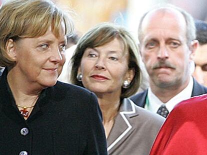 Angela Merkel y Benedicto XVI, durante una visita del Papa a Alemania en 2006.