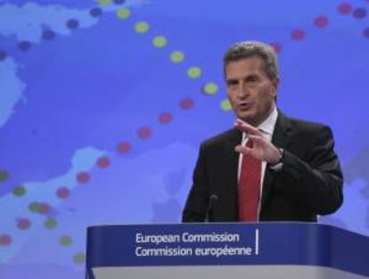 El comisario europeo de Energía, Günther Oettinger. EFE/Archivo