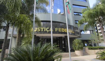 Pr&eacute;dio da Justi&ccedil;a Federal do Paran&aacute;.