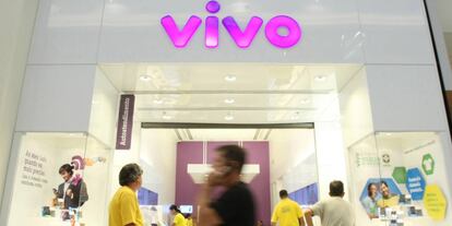 Tienda de Vivo, la marca comercial de Telefónica Brasil.