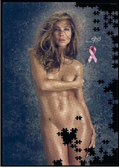 En marzo de 2010, la actriz Elsa Pataky se convirtió en la nueva imagen de la lucha contra el cáncer de mama. Con el objetivo de recaudar fondos para la fundación FERO, que investiga la cura de la enfermedad, la intérprete española se desnudó en una campaña impulsada por GHD, marca de belleza para el cabello. Una imagen que se convirtió en un puzle solidario.