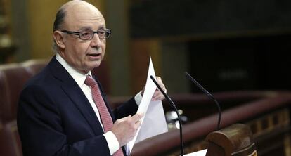 El ministro de Hacienda, Cristóbal Montoro.