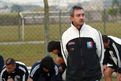 Luis Fernando Montoya, durante un entrenamiento.
