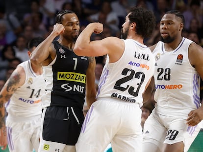 Punter y Llull, en el momento de empezar la trifulca de hace dos años en la Euroliga.