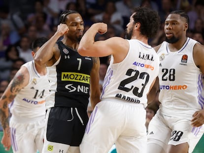 Punter y Llull, con Yabusele junto a ellos.